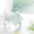 【Factory-direct】 Panda Online 50 Sheets Transparent Multicolor PET Sticky Notes Waterproof Stickys Memo Messages Post it Notes. 