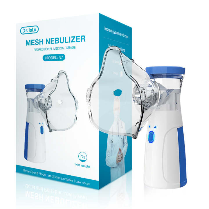 Portable Rechargeable Mesh Nebulizer Inhaler Atomizer | Daraz.com.bd