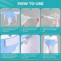 Portable reuseable medical incontinence male female urine container urine collection bag / Silicone Urine Collector Bag Adults Urinal with Urine Catheter Bags for Older Men Woman |.