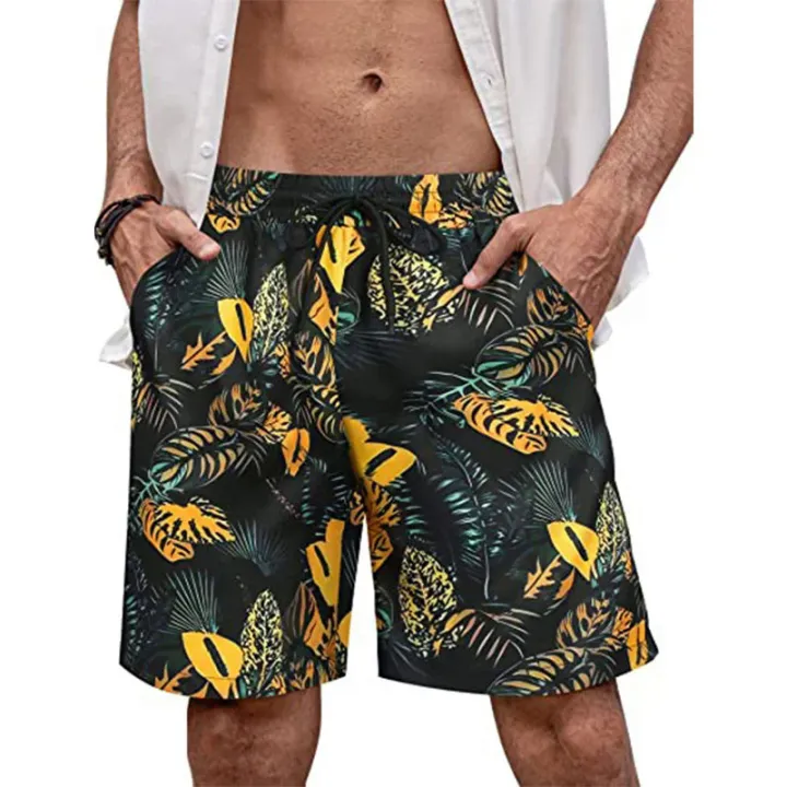 Hawaii%20beach%20shorts%20for%20men%20casual%20short%20pants%203D%20printed%20flower%20elastic%20waist%20board%20shorts%20pant%20swimsuit%20homme%202023%20swim%20trunks%20-%20Image%202