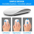 Bluetooth Wireless Mouse Rechargeable Silent Multi Arc Touch Mice Ultra-thin Magic Mouse For Laptop Ipad Mac PC Macbook.