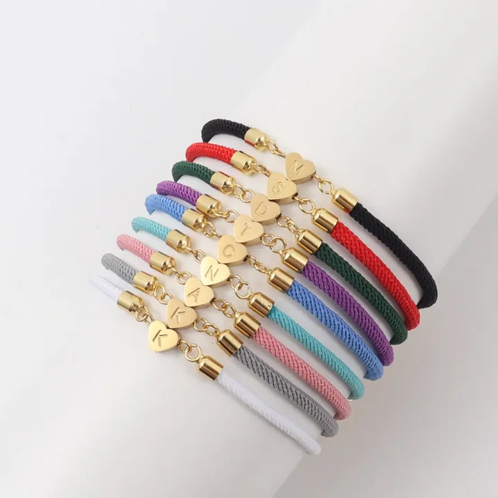 2023%20Hot%20Stainless%20Steel%20Heart%20Rope%20Charm%20Bracelets%20Women%20Colorful%20Adjustable%20A-Z%20Letter%20Bracelet%20For%20Women%20Jewelry%20Gift%20-%20Image%204