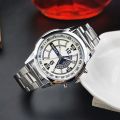 Blue Light Glass Watch Elegant Men's Quartz Watch with Round Dial Formal Business Style Scratch Resistant for Accurate for Men. 