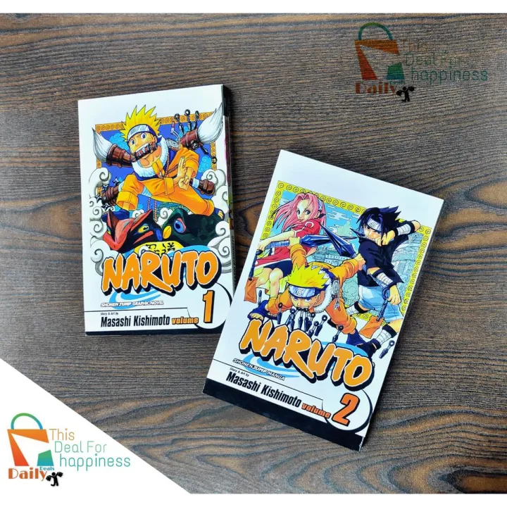 2 books set ( Naruto volume 1 and 2 ) Paperback