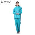 All-weather Rain Gear High Visibility Reflective Rain Suit for Men Women Waterproof Outdoor Rain Jacket Trousers with Hood Breathable Rain Gear Set. 