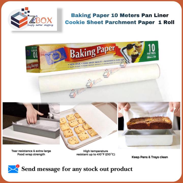 Baking Cookies Parchment Lined Sheet Pan Baking Paper 10