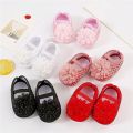 New Design Baby Girls (6-12 months) Soft Toddler Shoes Infant Walkers Shoes Colorful Flowers Princess Shoes Sandals Flat. 