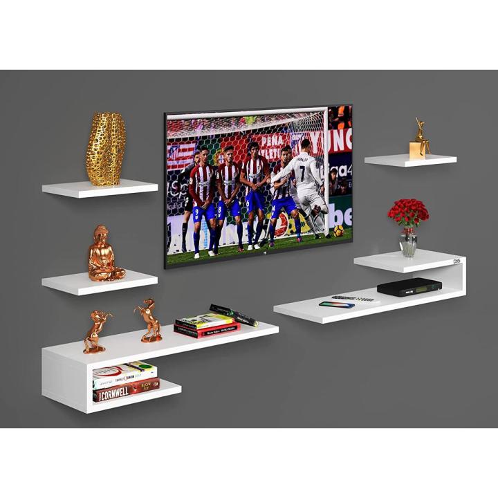 Wall Mount TV Entertainment Unit/with Set Top Box Stand and 3 Wall ...