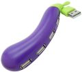 EGG PLANT SHAPE USB 4PORT HUB. 