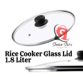 Rice Cooker Glass Lid Only/Kacher Dhakna/Rice Cooker Glass Dhakna -1.8-2.8 Liter.