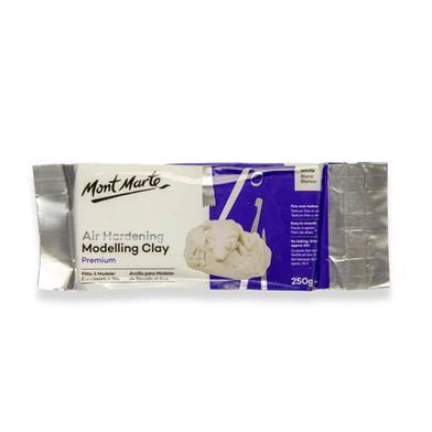 Mont Marte Air Hardening Modelling Clay Premium - White 250gm