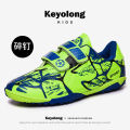 Children's Football Shoes Velcro Sneakers Leather Surface Broken Nails tf Spike AG Boys and Girls Qingshao Training Shoes Primary School Students. 
