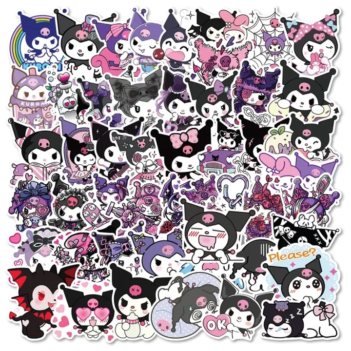 50pcs%20Children%20Stickers%20Cartoon%20Kuromi%20My%20Melody%20Cute%20Decals%20Toys%20for%20Girl%20Laptop%20Kawaii%20Aesthetic%20Anime%20Decoration%20Kids%20Sticker%20-%20Image%206