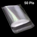 Bundle of 50 Crystal Cellophane Crystal Cellophane Poly Bags for Packaging Material Print Labels - poly bag. 
