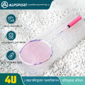 ALPSPORT New Cherry 100% Full Carbon Fiber Original Design Goddess Model for Girl Badminton Racket T800 Strings Grips Installed Pink Reket ALP TX Raket Rsl Yonex Liling Victor. 