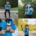 US Polices Badge Costume Party Dress Up Accessories Special Cop Badge With Chain For Clothes Bags Hats Decor Supplies Kids Gift. 
