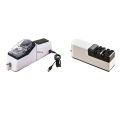 Qiunery Electric Knife Sharpener, Double-sided Sharpener With Anti Slip Base, Protective Cover, Powerful Motor Professional Electric Knife Sharpener Gift For Friend. 