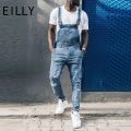 Fashion Male One Piece Pants Jeans Streetwear Mens Pocket Fashion Simple Jeans Overall Jumpsuit Streetwear Summer Autumn. 
