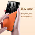【3C VictoryEagle】for Samsung S20 case texture car magnetic Holder back cover soft silicon shockproof case cover.