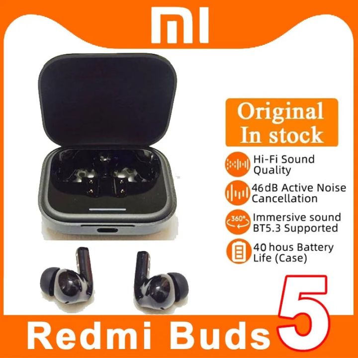 Xiaomi Redmi Buds Earbuds TWS Wireless Bluetooth Active Noise  Cancelling Earphone 40H Battery Life 46dB Headset