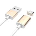 Super Magnetic Cable and Data Magnetism Micro USB - Golden. 