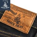 SauceZhan 310XX-HS Men's Jeans Selvedge Sanforized Denim Jeans Jeans Raw Denim Indigo Slim Fit 14.5 Oz. 