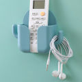 Wall Mounted Organizer Box Punch Free TV Remote Control Storage Mounted Phone Plug Wall Holder.