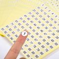 300 Sheets Number Labels Stickers 1-100 Numbers Round Stickers 0.4 Inch Small Self-Adhesive Number Labels for Office. 