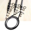 8 Pcs/Set Fishing Rod Guides Tip Fish 5-18Mm Dia Pole Repair Kit. 