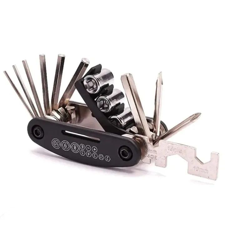 16 in 1 Multi-Functional Bike and Bicycle Repair Tools
