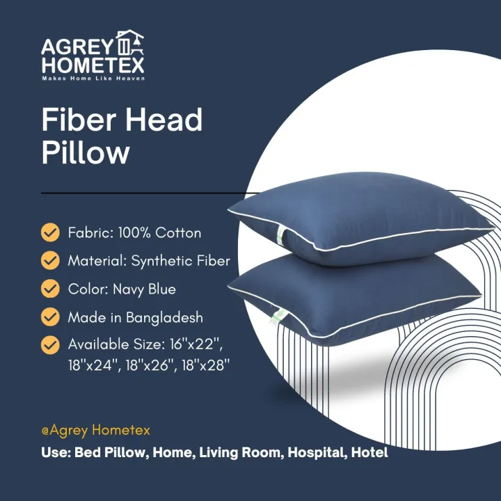 Fiber%20Head%20Pillow,%20Cotton%20Fabric,%20Navy%20Blue%20(18"x28"),%201%20Pcs%20-%20Image%205