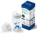 Non handheld feeder with standard caliber PP creative baby milk bottle.