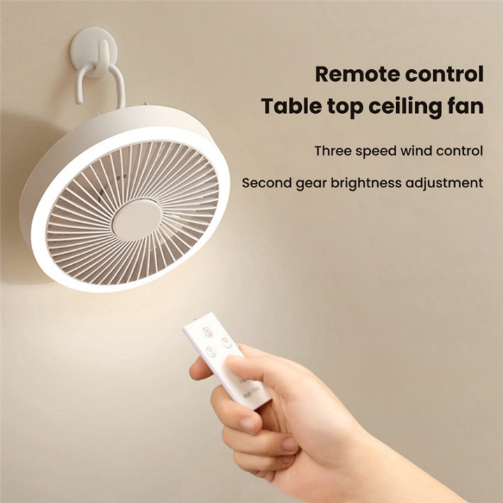 USB%20Rechargeable%20Fan%20Wireless%20Remote%20Control%20Outdoor%20Camping%20Tent%20Portable%20Ceiling%20Fan%20Desktop%20Dormitory%20Mini%20Wall%20Fan%20-%20Image%204