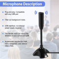 Spreeshop USB Microphone Web Flexible Noise Canceling Mic For PC Computer Laptop Stand.
