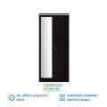 2 Door Almirah Engineered Wood Wardrobe with Cloths storage Shelve Hanger Rack & inner Lock Drawer and Full View Mirror (Espresso Black Finish72/24'').
