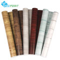Old Furniture Wood Pattern Wall Stickers PVC Self-Adhesive Wallpapers Decals Desktop Wardrobe Door Decorative Film Home Decor. 