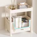 Trolley Bookshelf Portable Creative Mobile Display Cabinet Corner Kitchen Storage Rack Living Room Movable Bookshelf With Wheels. 