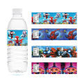 10/30 Pc Superhero Spiderman Water Bottle Labels Avengers Theme Waterproof Stickers for Kids Boys Birthday Baby Shower Supplies.