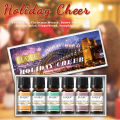EUQEE 6pcs/set Fragrance Oil Gift Kit For Diffuser Coffee Bakery Harvest Spice Pumpkin Pie Forest Pine Sweet Fruit Aroma Oils. 