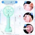 Portable Handheld Misting Fan with Water Mist, 3 Speed Portable Misting Fan, Bulk Rechargeable Misting Fan.