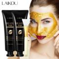 LAIKOU 2pcs 24K Gold Foil Snail Mask Deep Cleansing Remove Blackheads Hydrating Repairing Oil-Control Whitening Facial Treatment. 