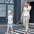 Anti Lost Wrist Link Child Band Hand Safety Strap Baby Kids Bracelet Blue. 