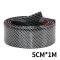 【Mary DAI Store】Car Door Carbon Fiber Rubber Stickers 5D Scratch Proof Auto Sill Protection Goods Moulding Strip Car Styling. 