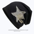 Retro Fashion Raw Edge XINGX Embroidery Head-Wrapping Hat Female Hop Street Internet Celebrity Sweet Cool Pile Heap Cap Autumn and Winter Warm. 