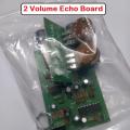 Bangladeshi 2CH ECHO BOARD PT2399 Amplifier Echo Board 2 Volume Amplifier Circuit With 4558 IC Power 4.5V-5.5V PT2399 Echo Amplifier Board . 