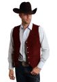 Men's Cow Leather Western Denim Suit Vest Steampunk Style Waistcoat Summer Party S-XXXL. 