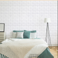 5 PCS দৈর্ঘ্য =২'.৫" ফিট /প্রস্থ =২'.৩" 3D Stickers White Self Adhesive Foam Wall Sticker, For Ideal To Decorate Bedrooms,. 
