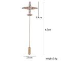 Mini Aircraft Suit Lapel Pin.