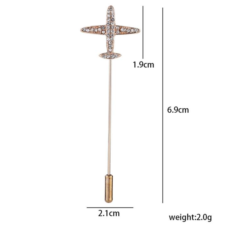 Mini Aircraft Suit Lapel Pin