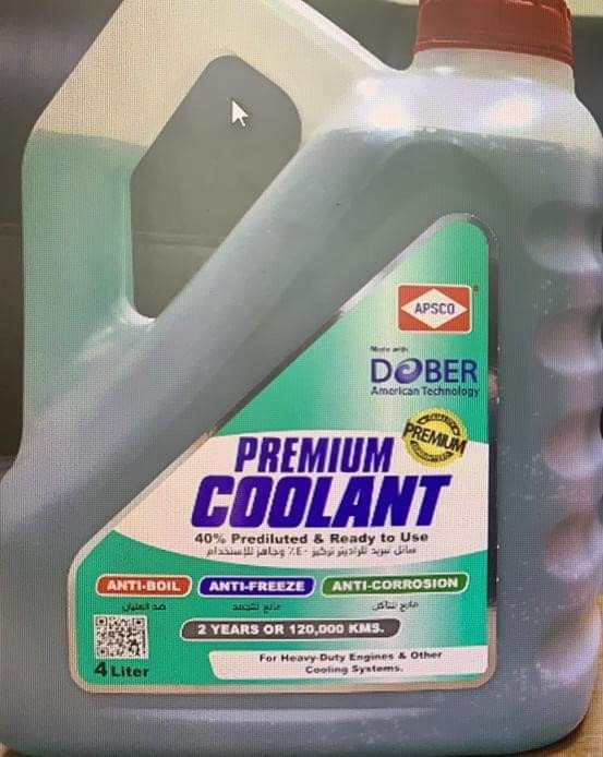 APSCO premium coolant water 4L